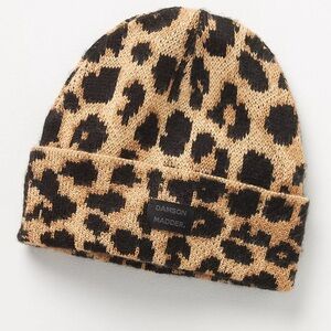 Damson Madder Leopard Knit Beanie